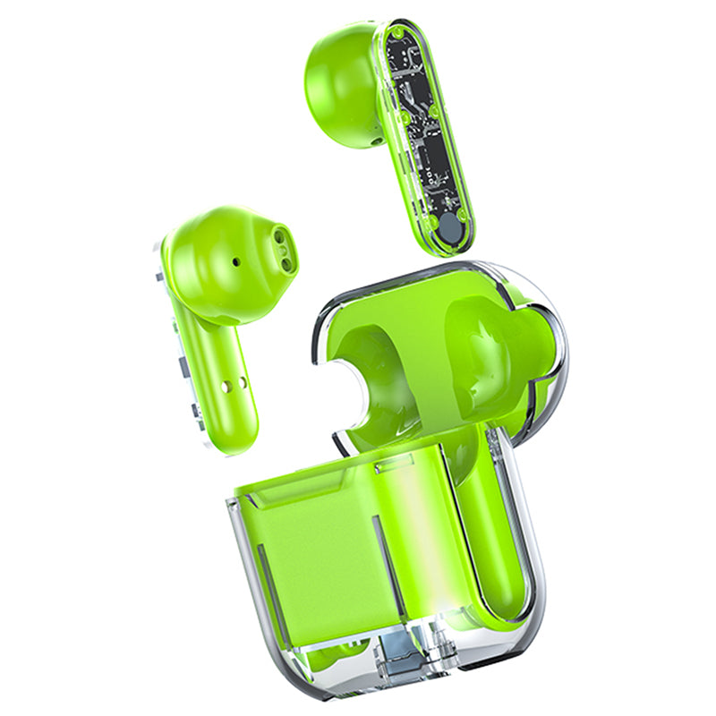 TM10 Trådløs Bluetooth 5.3 Gaming Headset TWS-øretelefoner Gennemsigtige hovedtelefoner med lav forsinkelse TM10 Trådløs Bluetooth 5.3 Gaming Headset TWS-øretelefoner Gennemsigtige hovedtelefoner med lav forsinkelse
